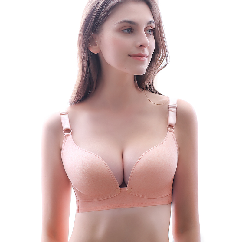 Spandex Cotton Nursing Bra Sustainable Soild Nursing Bra for Breastfeeding
