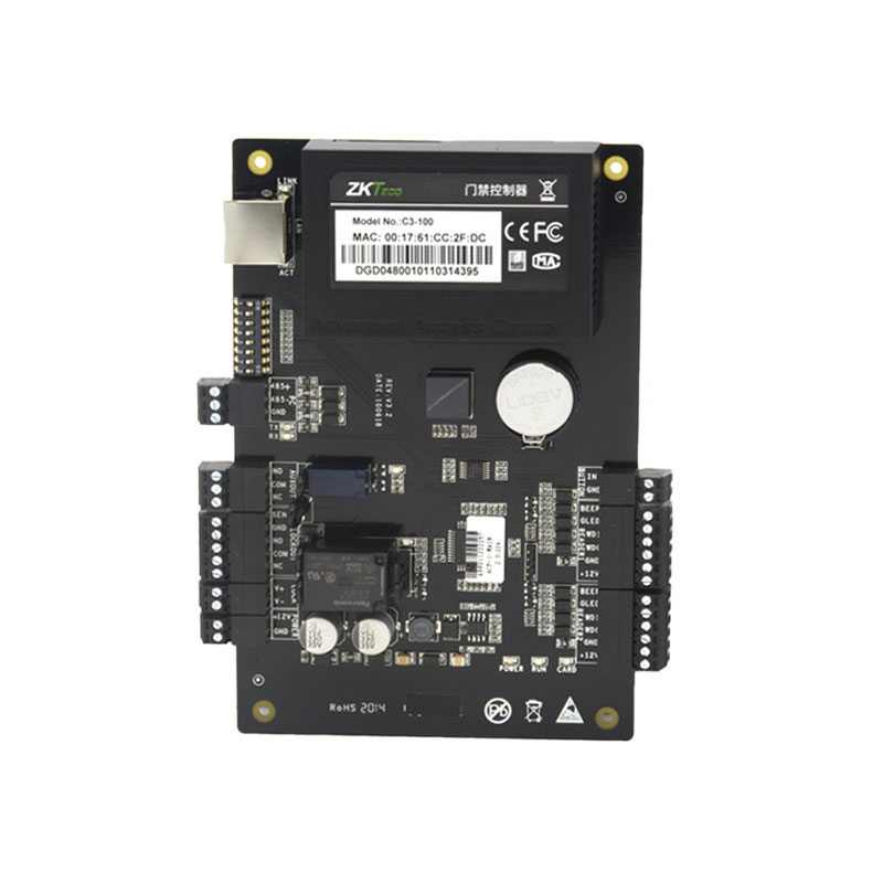 ZK C3-100 tcp ip сети двери контроллер доступа wiegand rfid pcb Автоматическая дверь панель контроля доступа с Бесплатный sdk