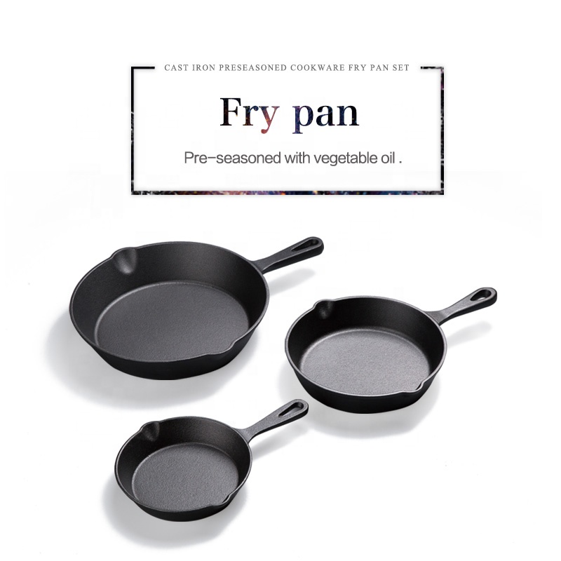 Классическая чугунная сковородка Fry Pan Set