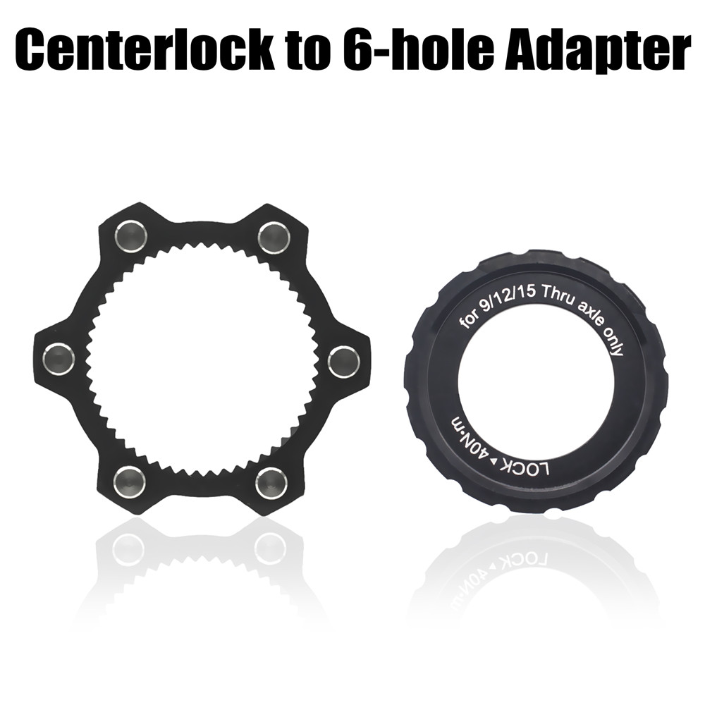 Centerlock к 6-луночное адаптер переменного тока, центральный замок преобразования 6 отверстий тормозного диска, центральный замок для 6 болт, SM-RTAD05 / SM-RTAD10