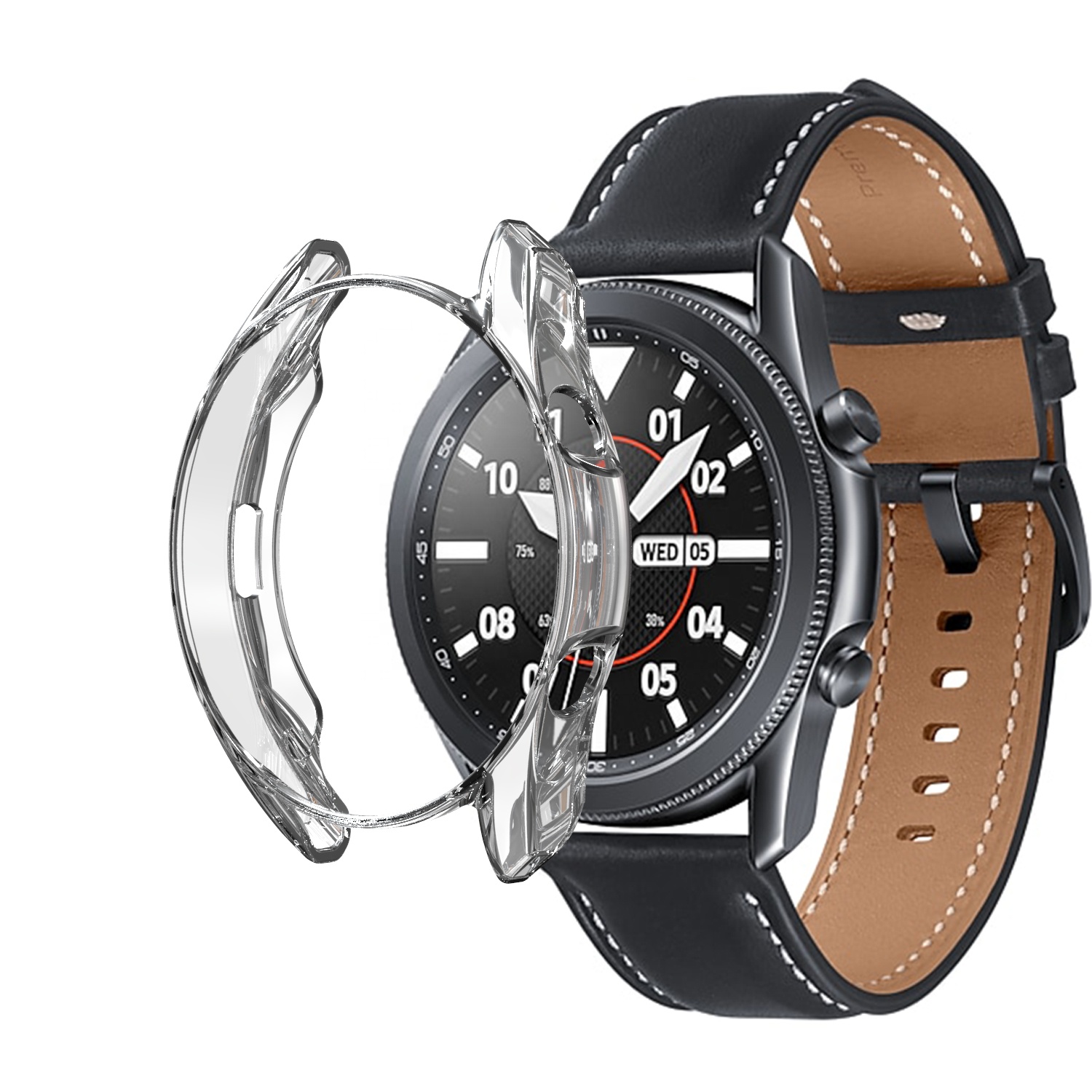Мягкий чехол, защитные чехлы из ТПУ для умных часов Samsung Galaxy Watch 3 45 мм 41 мм Watch3, Ультратонкий защитный чехол