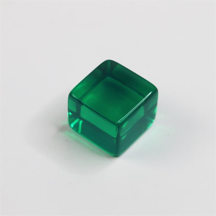Dinner Party Theme Decoration For Counter Space Green Lucite Block