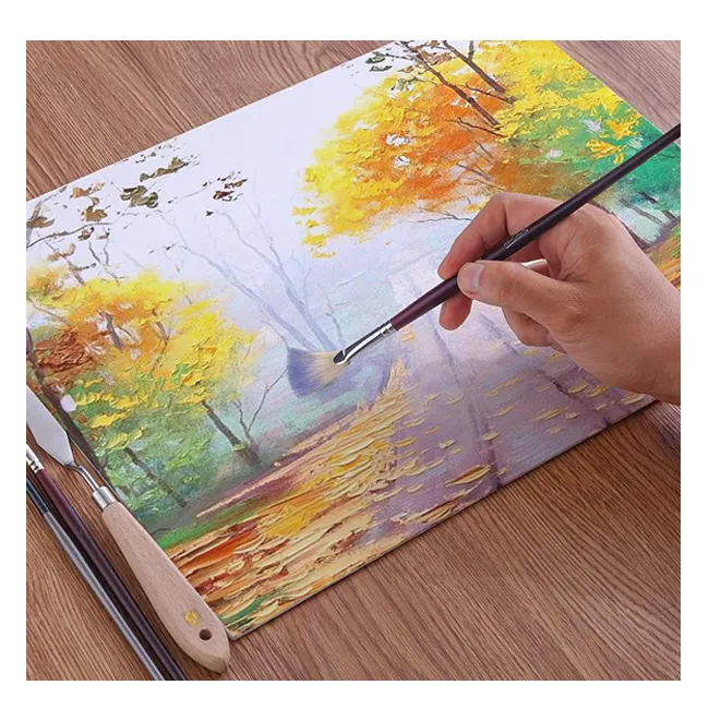Stretch rectangle canvas flat 24*30 cm acrylic drawing board for kids painting