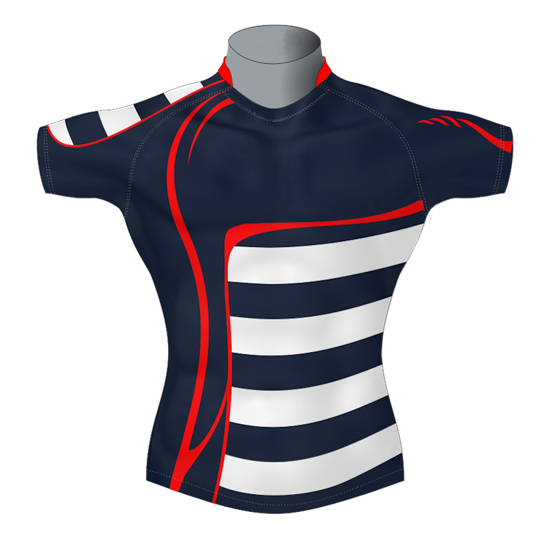 Wholesale custom Blank Short Sleeve Polo Shirt Sublimated rugby football wear uniform