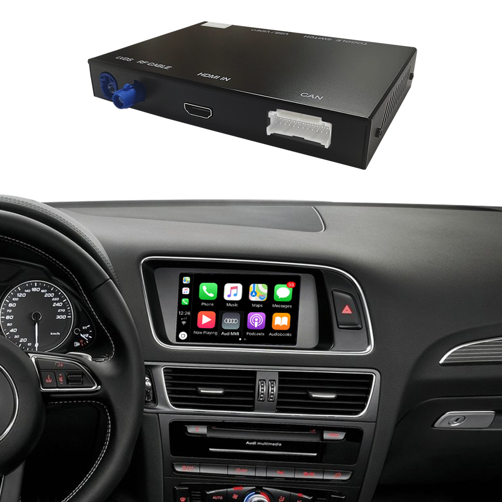 Road Top беспроводной Android авто Apple CarPlay мультимедийный интерфейсный декодер для Audi Q5 (2009 - 2017) с системой MMI 3G / MMI 3G +
