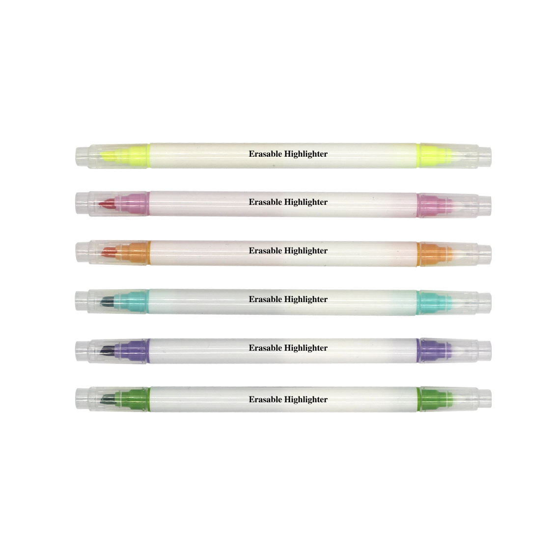 2022 Erasable Highlighters Double Head Smooth Writing Highlighters Chisel Tip Fabric Textile High Lighter Markers Double End