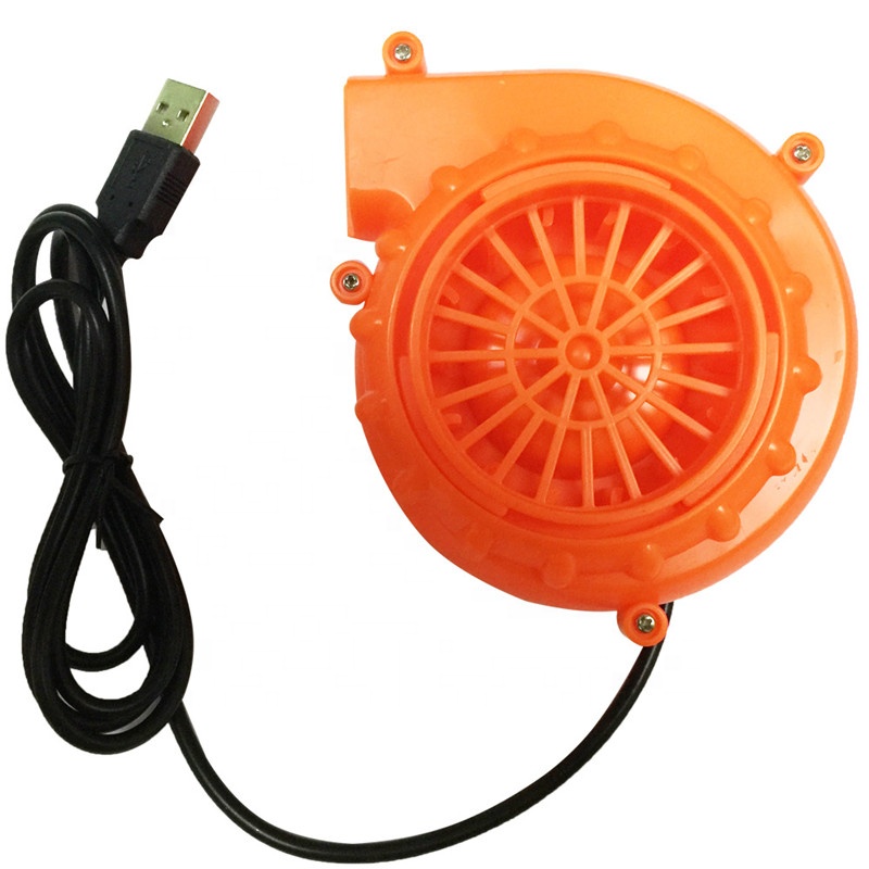 USB DC 6V Portable Mini Fan Air Blower for Inflatable Cartoon Costumes Inflatable Animal Orange Blower