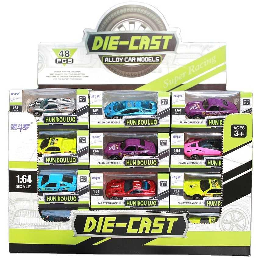 Ultimate Alloy Toy Car Set Race-Ready Vehicles with Durable Metal Diecast Toy Sports Vehicles Back Model Car Push Along Toy Car