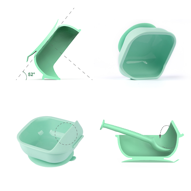 Экологичные силиконовые чашки и ложки Borjay BPA Free, 2020