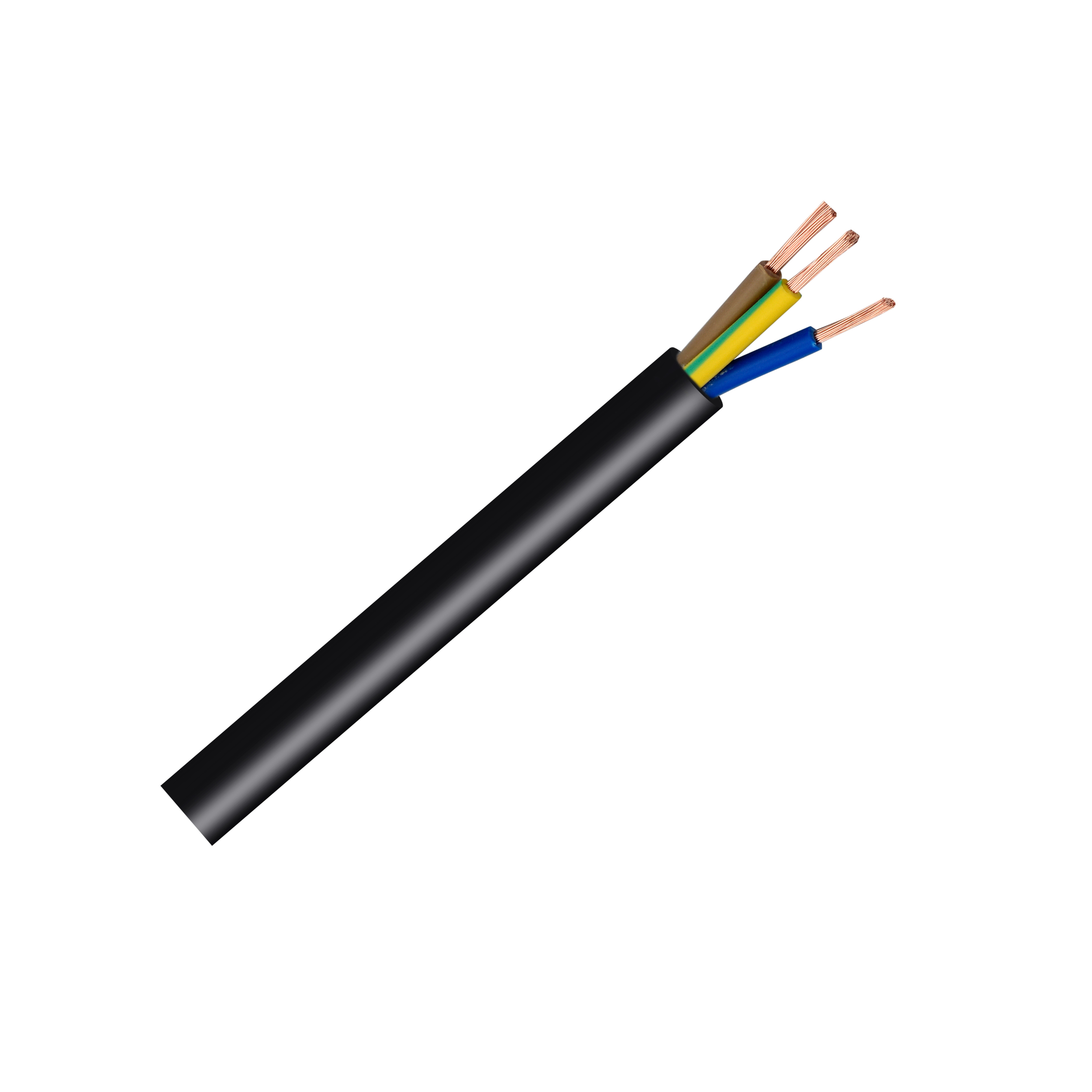 VDE 0282 многожильные резиновые гибкие кабели с 2 до 5 ядрами
