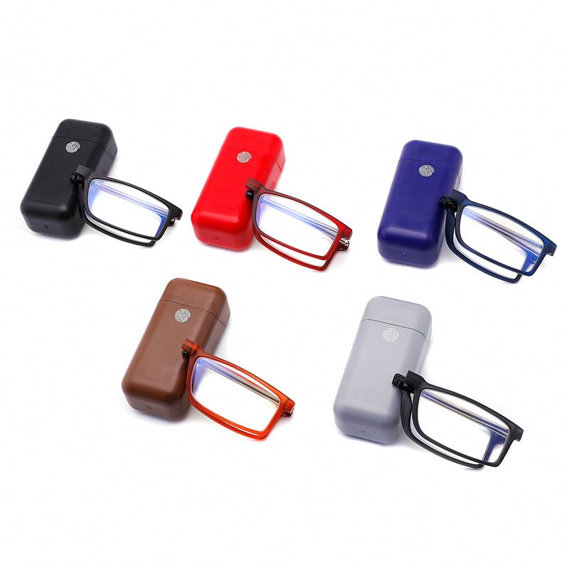 new design folding glasses reading glasses blue light blocking for men and women with case