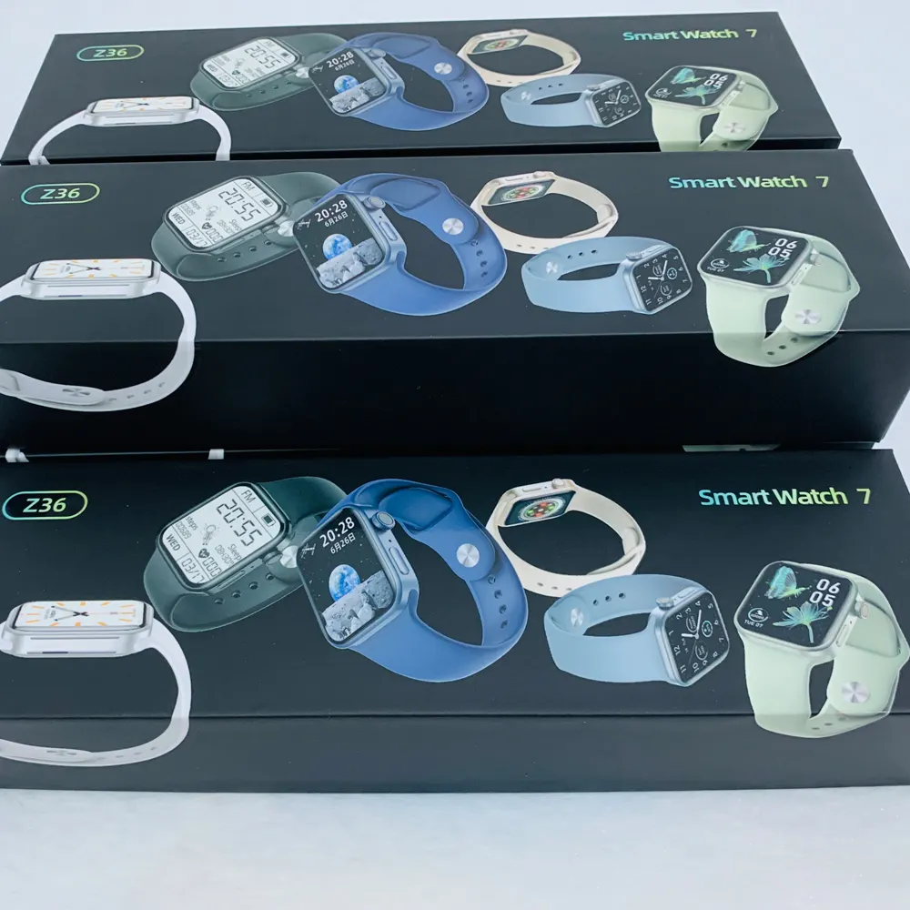 Smartwatch Z36 Series 7 1.7inch Smart Dual buttons and wireless charging Tracker Z36 Smart Watch waterproof SmartWatch Z36