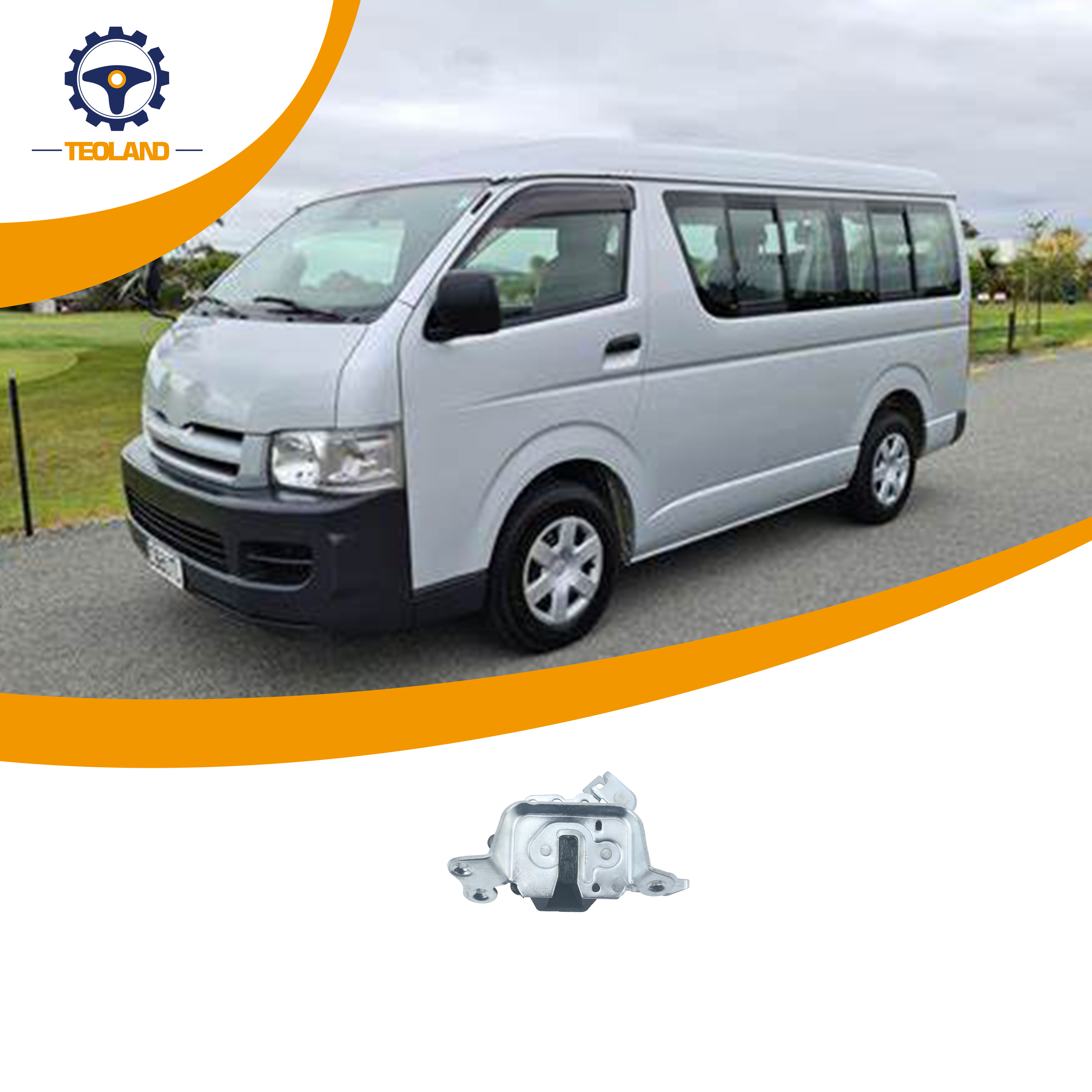Автозапчасти, передний замок LH в сборе, скользящая дверь OEM 69380-26010 6938026010, силовой привод замка в сборе для Toyota HIACE