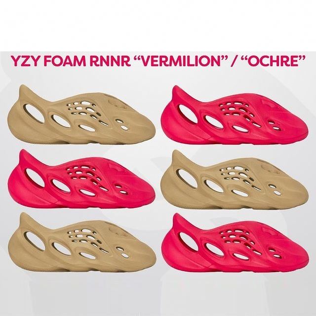 orange yeezy slide men 2021 eva yeezy foam runner replica red pink beach house yezzy slides women