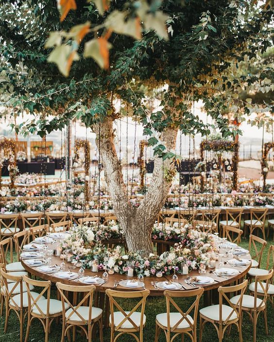 Wholesale furniture banquet dining Party event wooden Garden outdoor wedding table