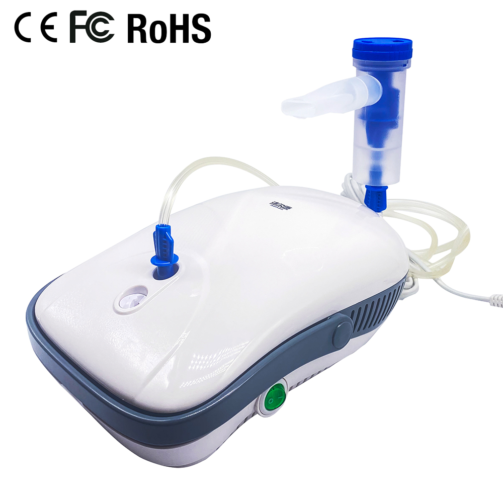 Factory price CE ISO Atomizer Portable Machine Mesh Compressor Medical Disposable Nebulizer With Mouth Piece