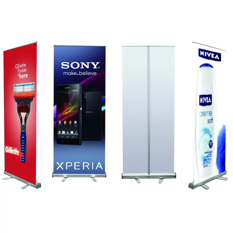Pull Up Stand Custom 80X200 Digital Printing Advertising Display Pull Up Banner Stand
