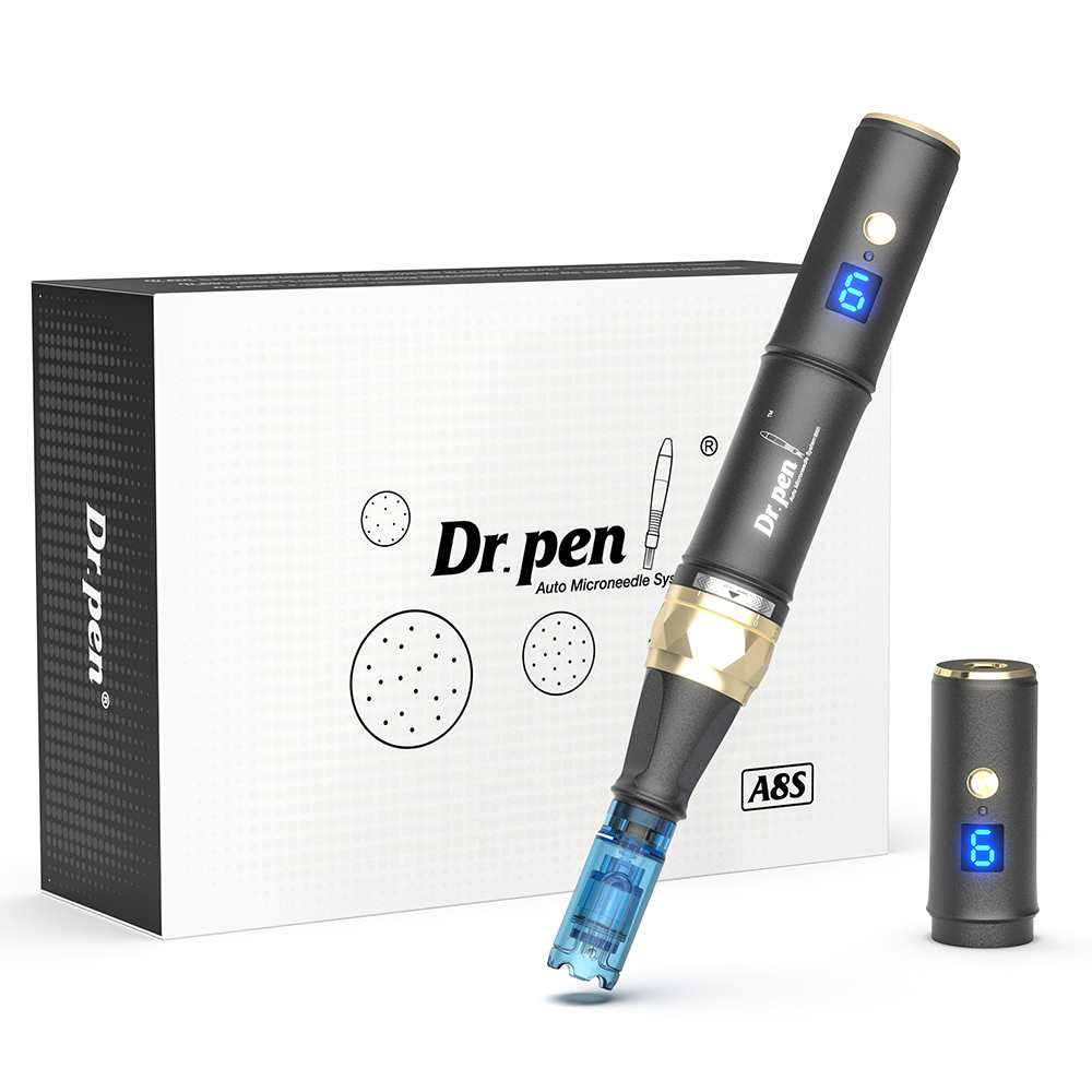 Новое поступление, Dr.pen A8S, проводная и беспроводная ручка для кожи, профессиональная машинка для мезотерапии с игольчатым картриджем для ухода за кожей