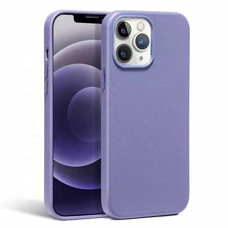 Latest shockproof phone case with logo custom made phone leather for iphone 13