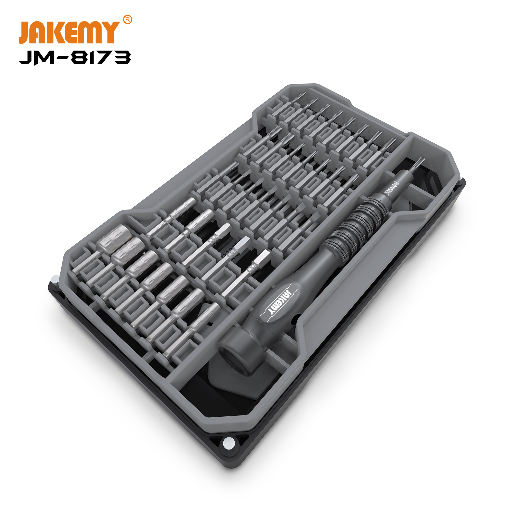 Новый продукт JM-8173 Профессиональный инструмент для ремонта отвертки набор в коробке с Многослойная конструкция для обустройства дома DIY Repair