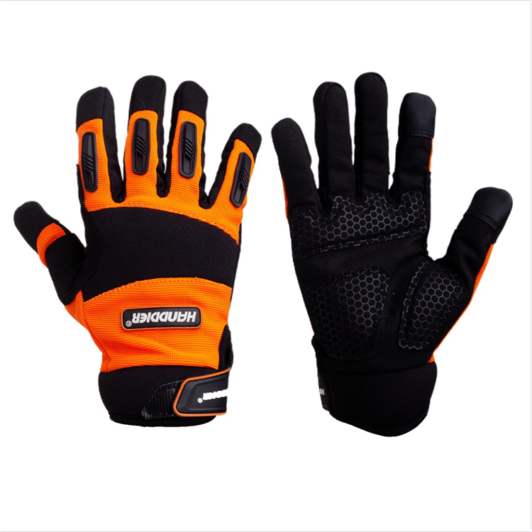 Custom outdoor sports anti-slip full finger riding bicycle cycling gloves