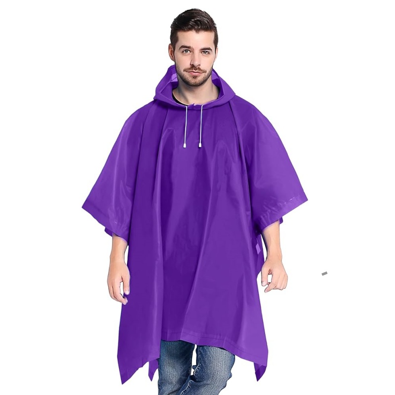 Waterproof Rain Coat For Adult EVA Rain Poncho for Women and Men Environmental Protection Material Reusable Rain coat Jacket