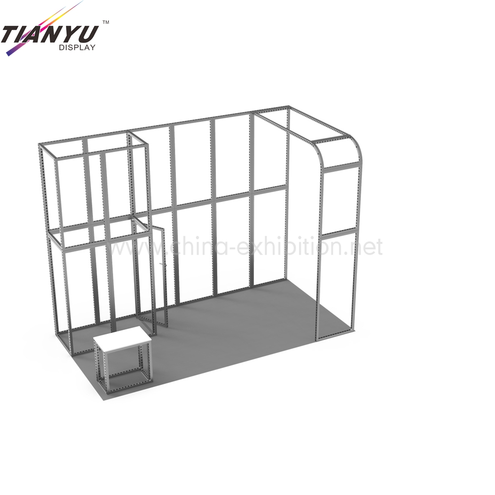 10x15ft изготовленный на заказ металл дисплей стенда с графического проектирования