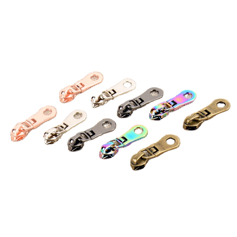 Colorful Metal Zipper Garment Zipper Puller Slider Bag Zipper