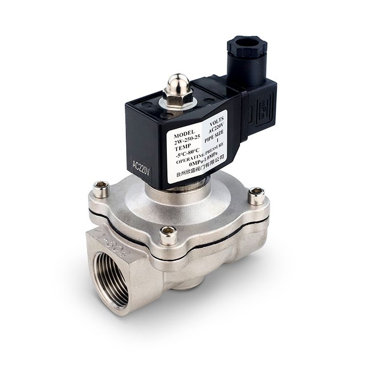 1/2 inch 2 Way 12 Volt 24 Volt Normally Closed Stainless Steel Water Solenoid Air Valve
