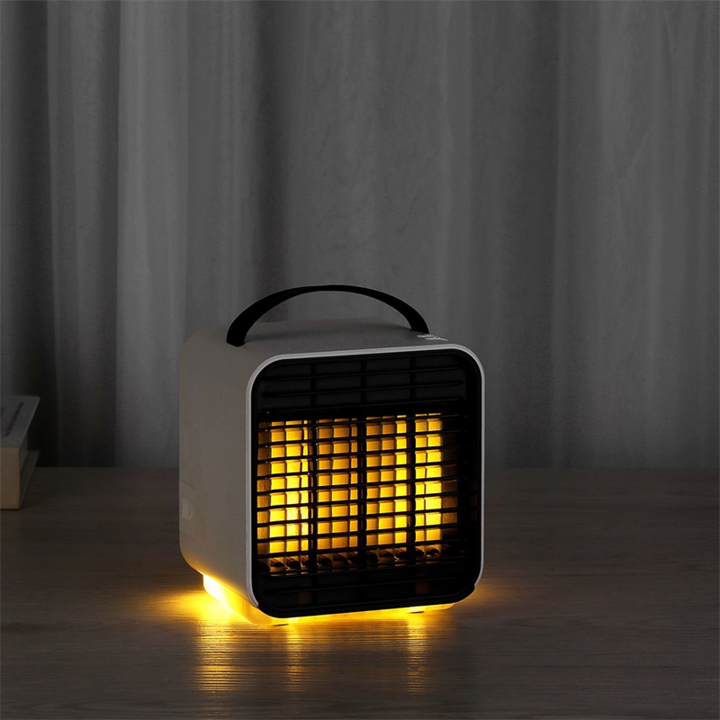 2000mAh 150ml Negative Ion Air Purifying Humidifying Fan Mini Portable Air Cooler with Night Light