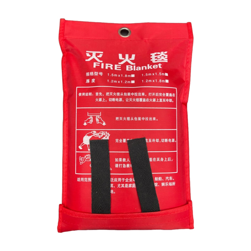 2024 Hot Selling Good Price Home Fire Blanket Emergency Fiberglass Fire Fighting Equipment for Kitchen