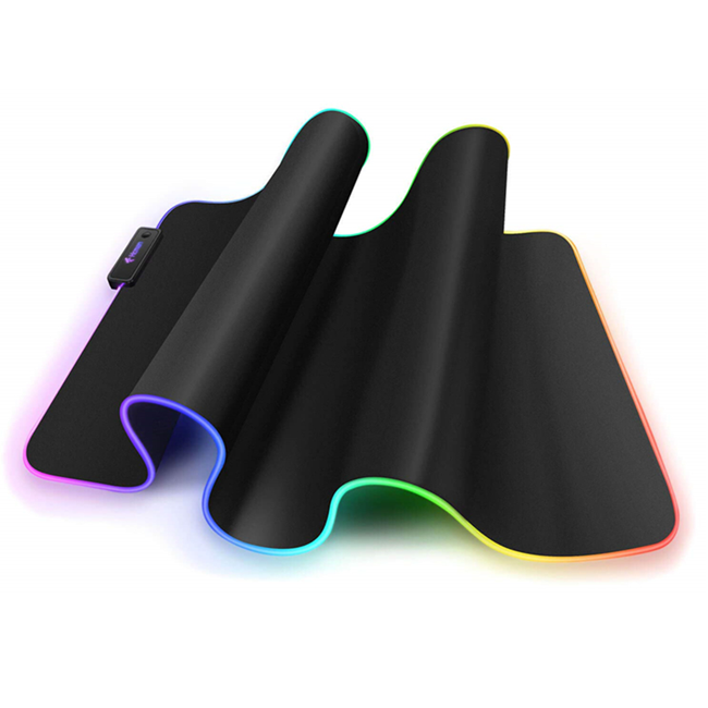 QuanBao высококлассный заказной RGB коврик для мыши с точной окантовкой поддержка OEM/ODM