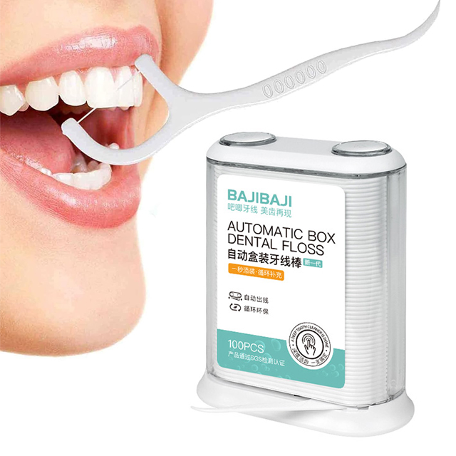 Oral Cleaner New Design Dental Floss Picks in Case Tight Tooth Antiplaque Dental Floss Sticks