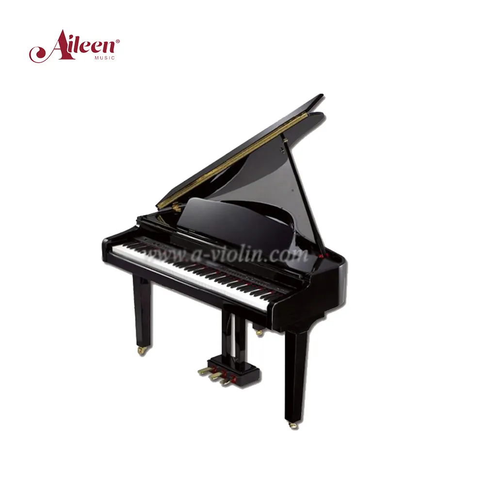 Digital Piano/88 keys Black Polish Concert Grand Piano (DP915T)