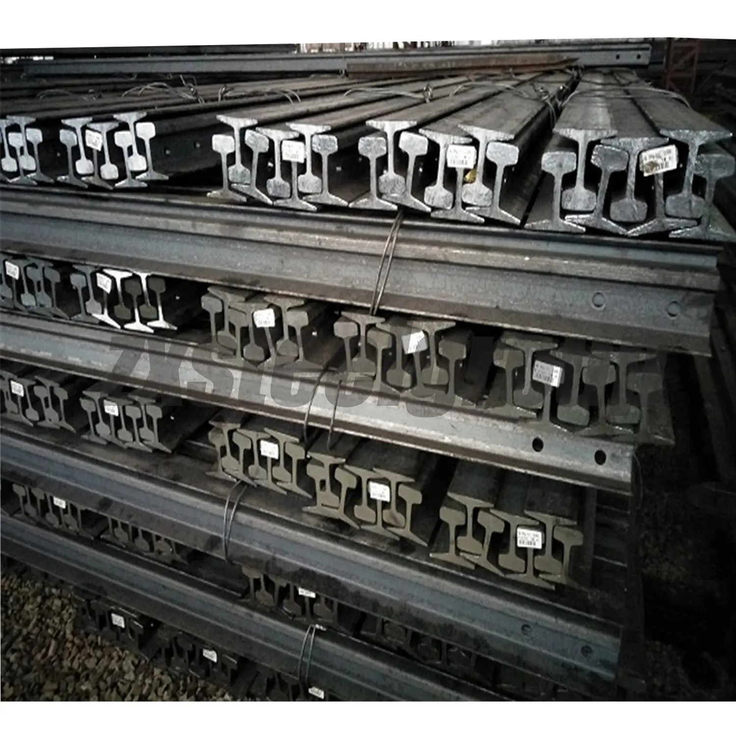 GB 30kg/M light rail 60lb rail factory use 30kg railway steel rail for sale