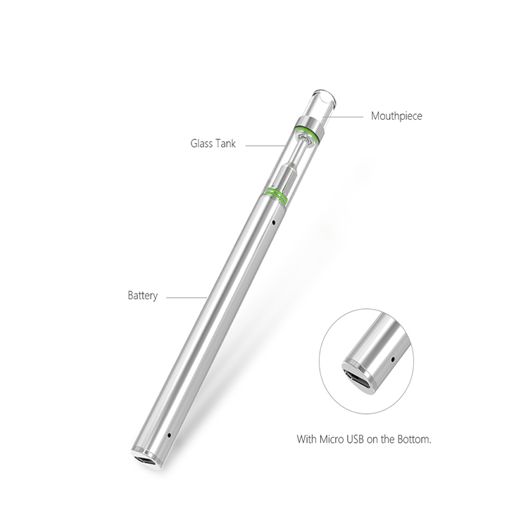 Custom Logo multi size Glass Cartridge e-cigarette Cbd Oil Vape Pen