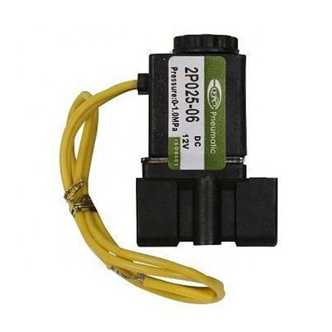 2P025-06 черный прямого действия пластиковый электромагнитный клапан