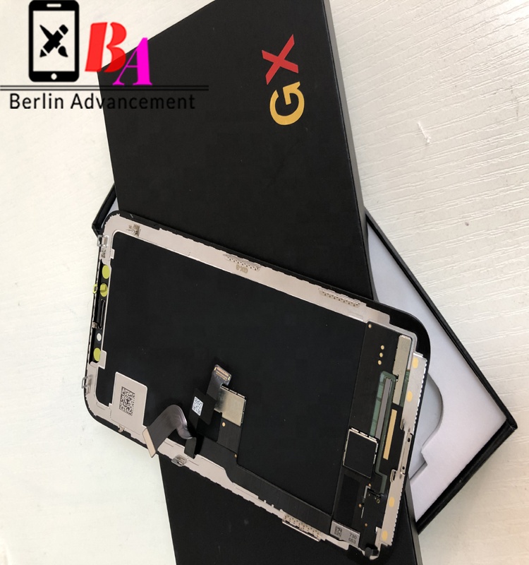 Жесткий ЖК-дисплей GX с дигитайзером в сборе для переднего экрана iphone X