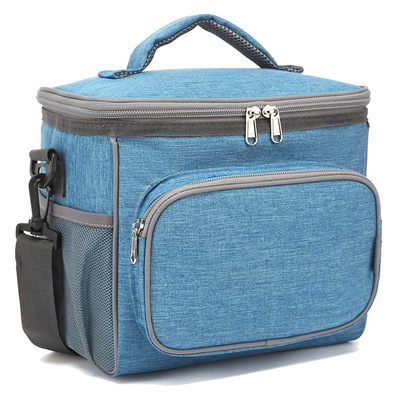 ROBO Wholesale lunch pack single shoulder picnic box 11L preservation aluminum film large lunch box custom