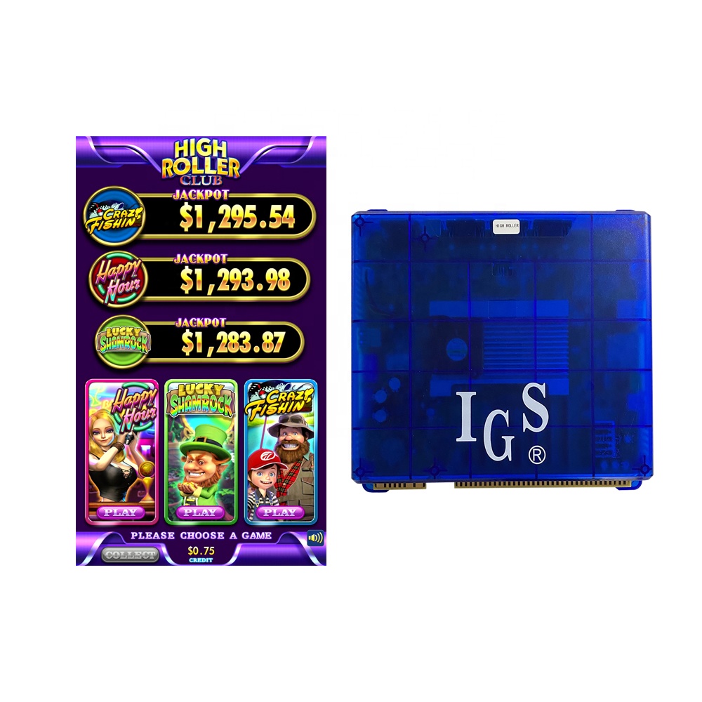 Лидер продаж, многослойная дешевая игровая доска IGS Pcb счастливый шамрок Crazy Fish/ High Roller Club 3 в 1