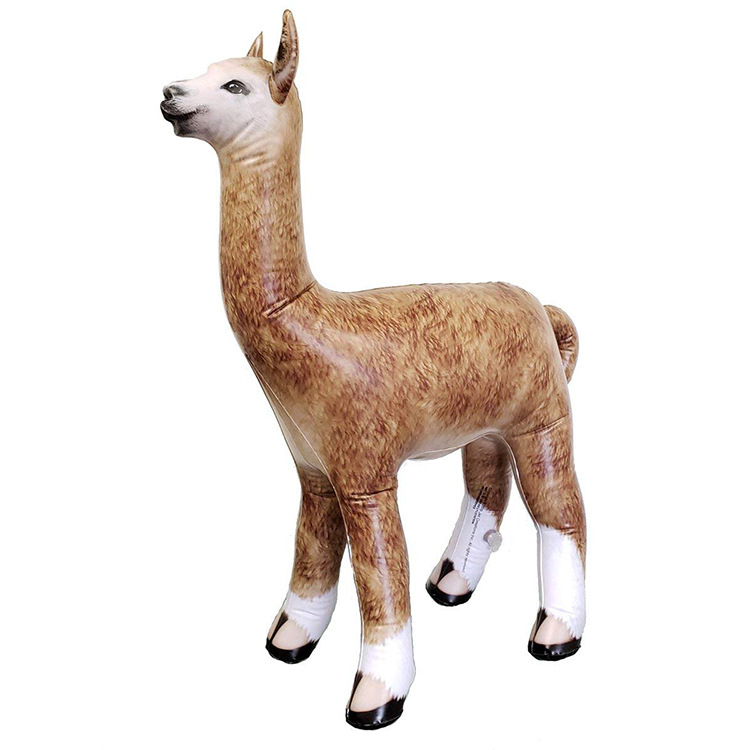 High Quality PVC Inflatable Animals Decoration Toys Inflatable Alpaca For Party Gifts