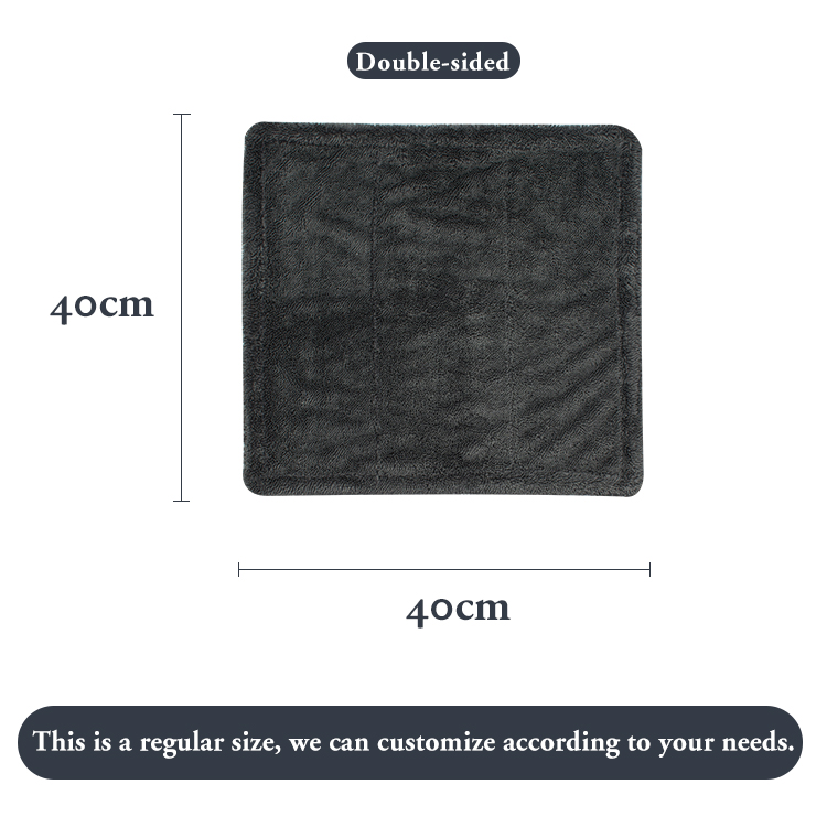 Hot Sale Super Absorbent Car Cleaning Cloth Microfiber Towel Thicken Car Wash Towel