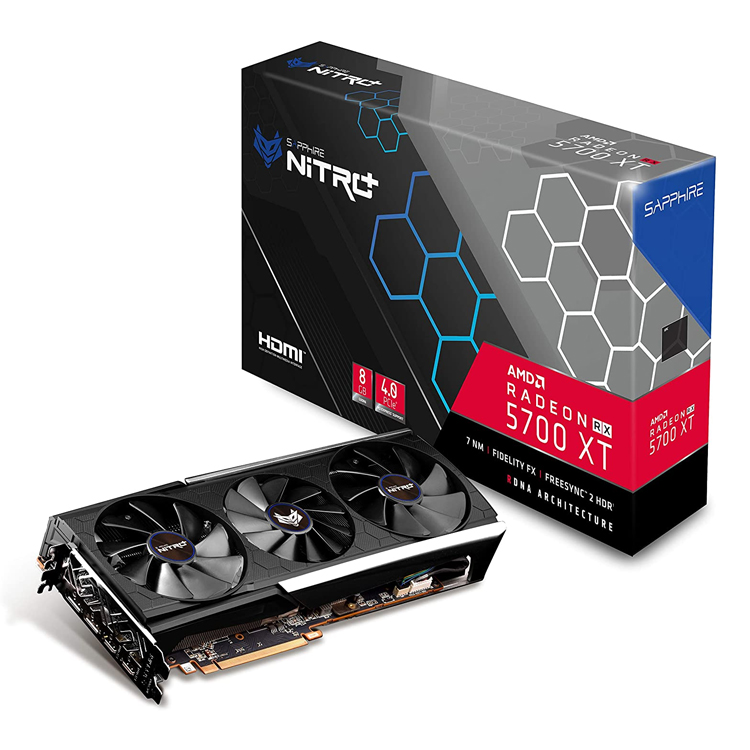Sapphire Radeon Nitro + RX 5700 8 Гб видеокарта RX 5700 для майнинга