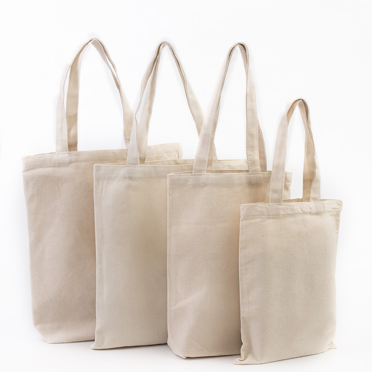 Eco переработанного 12oz простой многоразовая женская сумка из плотной ткани, продажа по оптовым ценам; Принт сумка-тоут из органического хлопка, спальные мешки