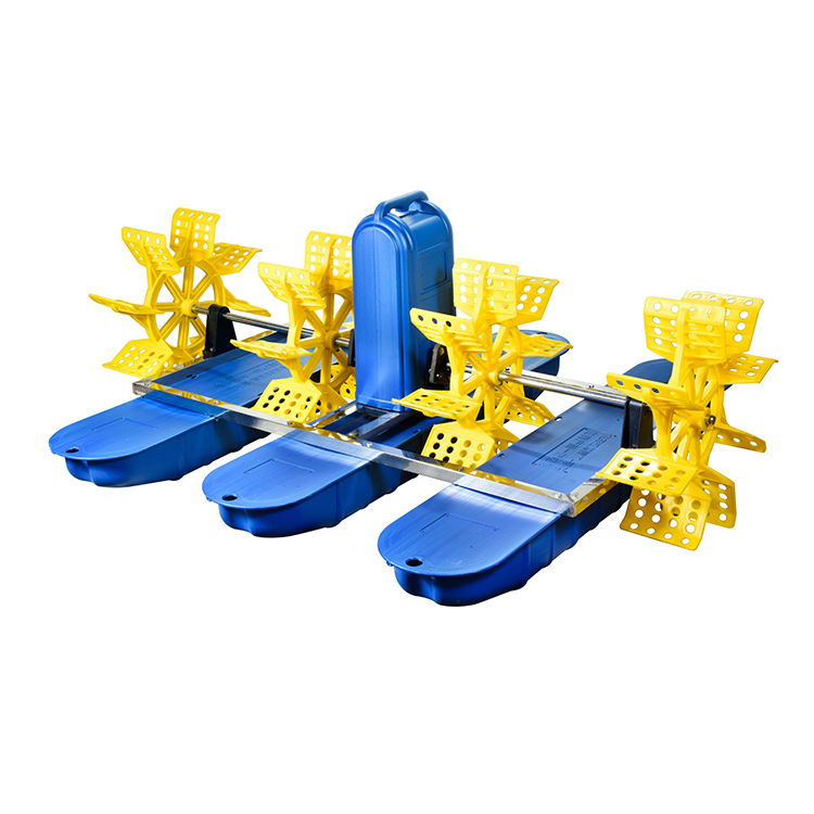 4 крыльчатка Paddlewheel 1.5Kw 380 В нержавеющая сталь 304 колеса затвора для рыбной фермы пруд аэратор для аквакультуры
