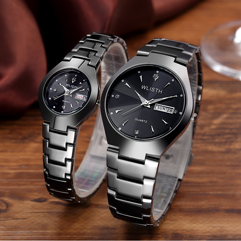 Мужские светящиеся часы Wlisth1853watch, оптовая продажа, водонепроницаемые Модные деловые кварцевые часы из вольфрамовой стали