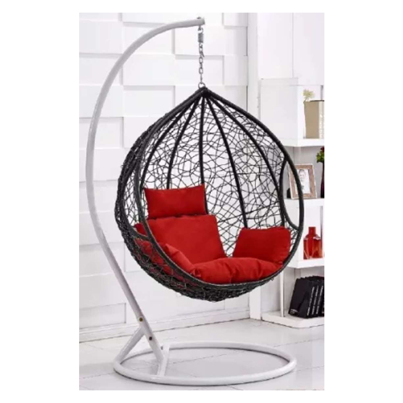 patio indoor swing chair garden outdoor rattan hanging patio swing egg chair with stand