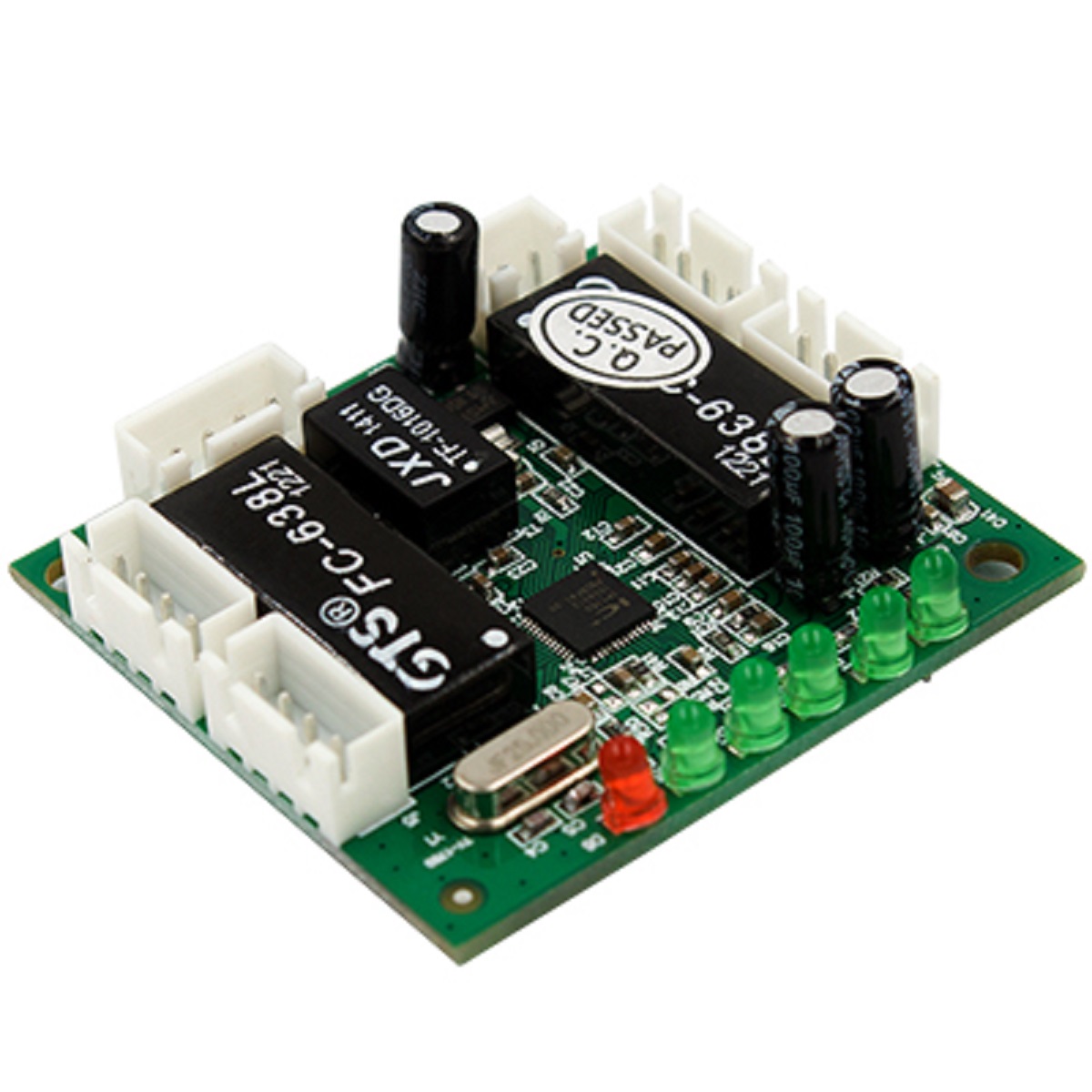 High Quality Chipset IP175G 5 port 10/100mbps 4PIN Header Ethernet Network lan Switch PCBA Board Module