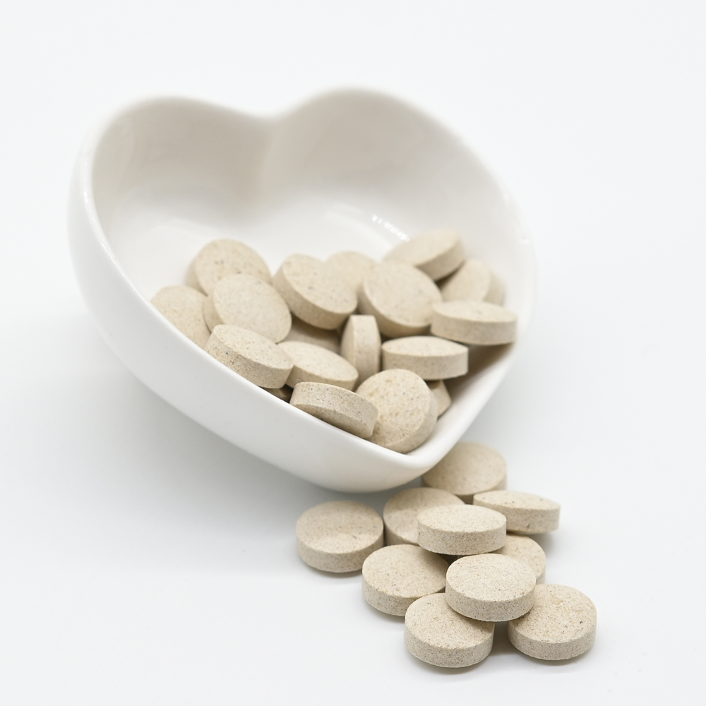 Herbal Medicine Prolong Life Pill Lotus Lily Snacks for Elder Cassia Seed and Almond Tablet Candy