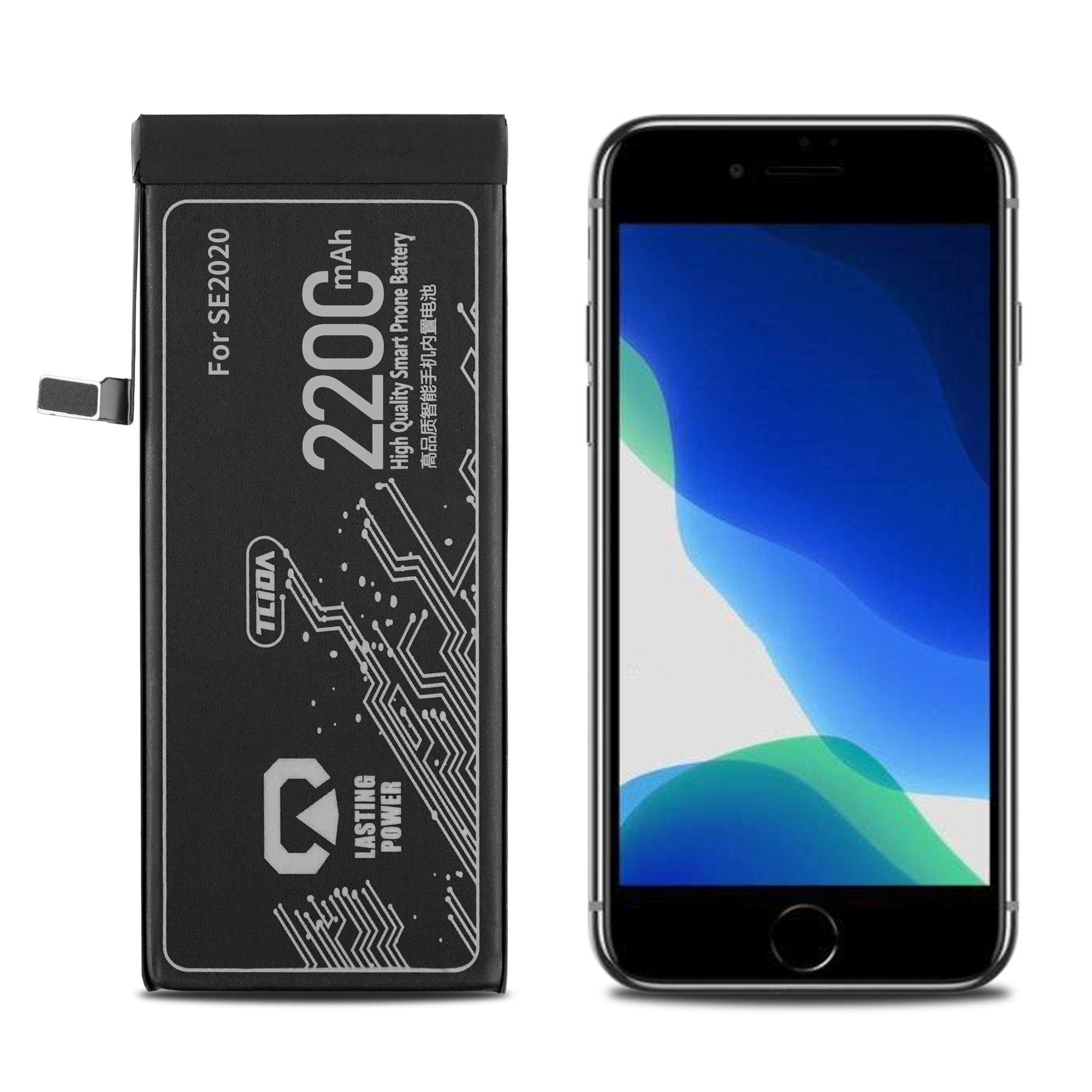 Перезаряжаемый аккумулятор SE 2200 на 2020 мА · ч для мобильного телефона Iphone SE 2020, аккумулятор для мобильного телефона